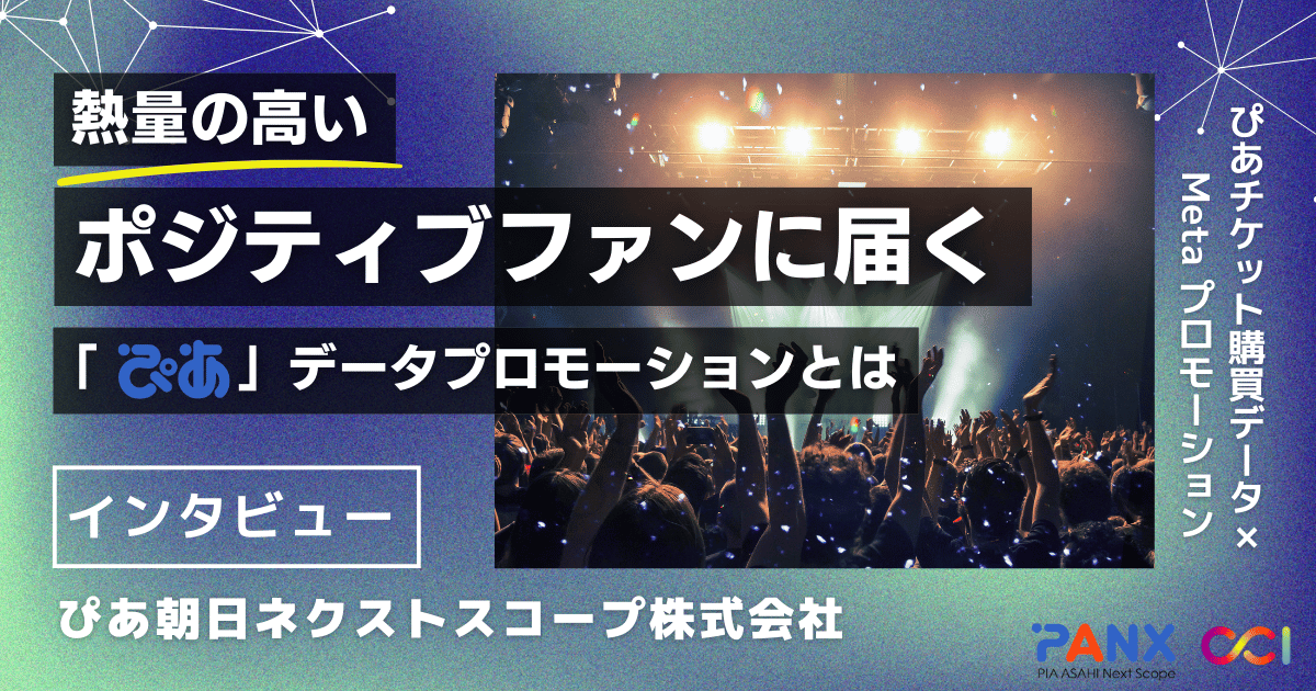 熱量の高いポジティブファンにアプローチ！ 未来行動も捕捉できる「ぴあ」のチケット購買データを活用したMetaプロモーションの実力とは？